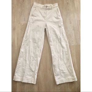 Everlane Wide Leg Cropped Pant